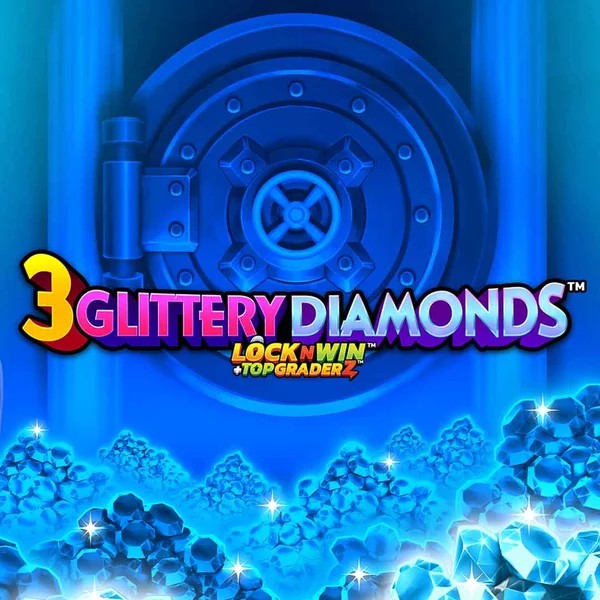 3 Glittery Diamonds by PearFiction Studios, showcased at yoyo-spin.com – game logo