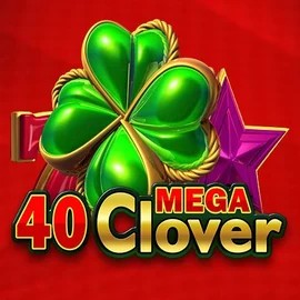 40 Mega Clover slot visual from Amusnet Interactive available on yoyo-spin.com