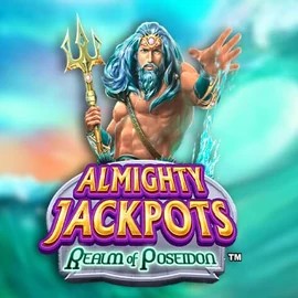 Almighty Jackpots – Realm of Poseidon game by Novomatic – logo hosted on Yoyo Casino