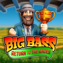 Slots logo of Big Bass Return to the Races from Pragmatic Play at Yoyo Casino