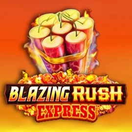 Blazing Rush Express logo by AreaVegas at Yoyo Casino