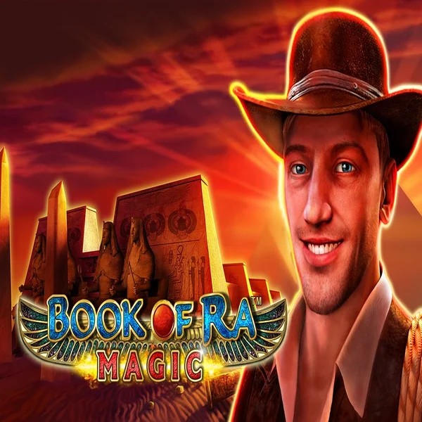 Official Slots logo: Book of Ra Magic by Greentube at Yoyo Casino