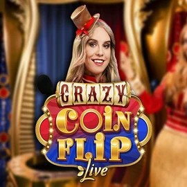 Crazy Coin Flip slot visual from Evolution available on yoyo-spin.com