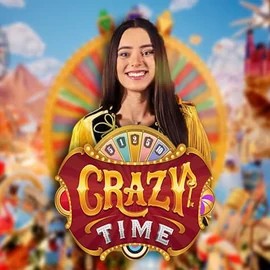 Crazy Time logo by Evolution at Yoyo Casino