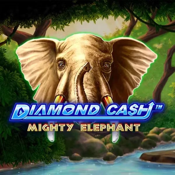 Diamond Cash Mighty Elephant slot logo by Greentube at Yoyo Casino