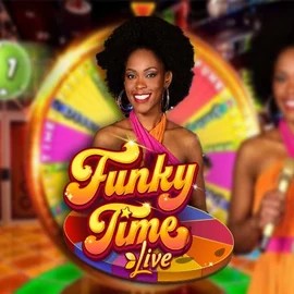 Funky Time online game logo by Evolution on yoyo-spin.com