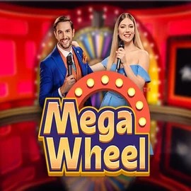 Mega Wheel slot logo by Pragmatic Play at Yoyo Casino