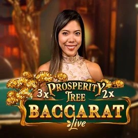 Prosperity Tree Baccarat slot visual from Evolution available on yoyo-spin.com