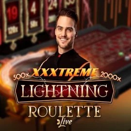 Official Live Casino logo: XXXtreme Lightning Roulette by Evolution at Yoyo Casino